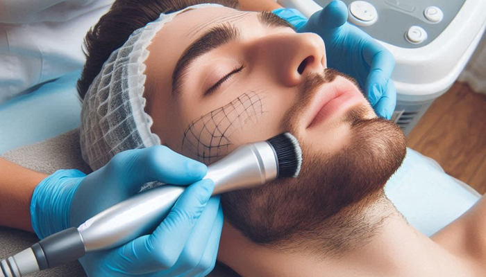 Мужская чистка лица